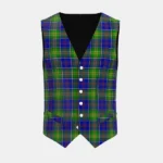 Greene Tartan Waistcoat Front