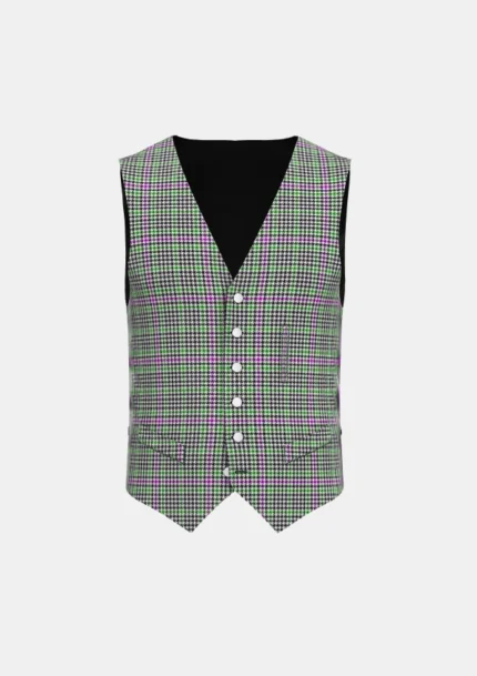 Halliday Tartan Waistcoat Front