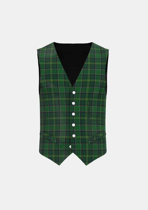 Hanly Tartan Waistcoat Front Hanly Tartan Waistcoat Front
