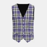 Hanna Tartan Waistcoat Front