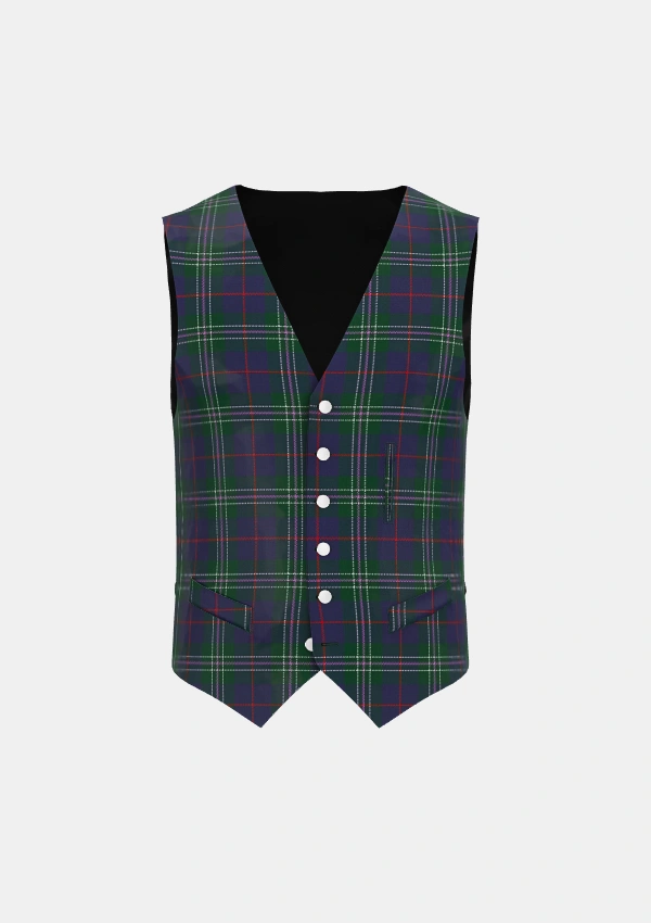 Hardie Tartan Waistcoat Front Hardie Tartan Waistcoat Front
