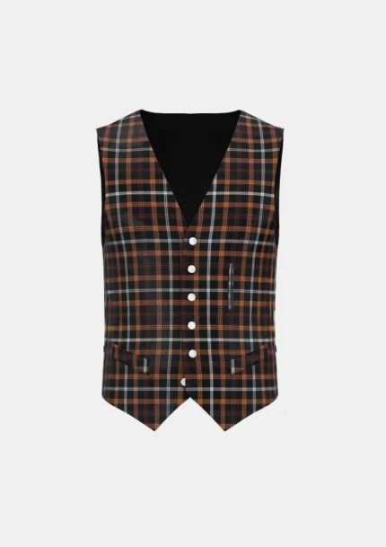 Harry Potter Tartan Waistcoat Front