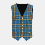 Healy Tartan Waistcoat Front