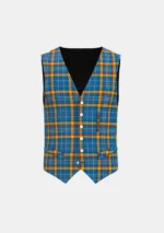 Healy Tartan Waistcoat Front