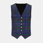 Heart of Scotland Tartan Waistcoat Front