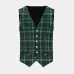 Heartfelt Welcome Tartan Waistcoat Front