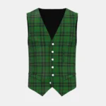 Hislop Hunting Tartan Waistcoat Front