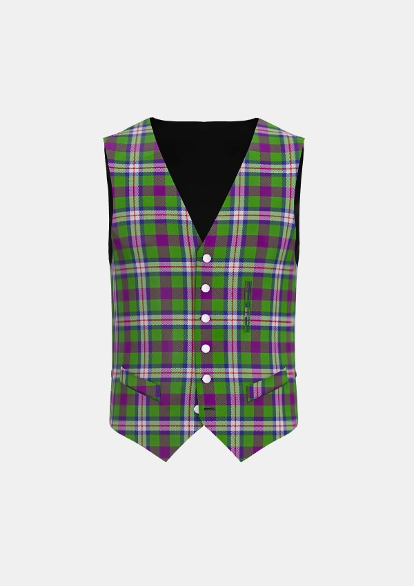 Hobbs Tartan Waistcoat Front Hobbs Tartan Waistcoat Front