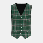 Hogan Tartan Waistcoat Front