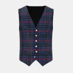 Hopkins Tartan Waistcoat Front