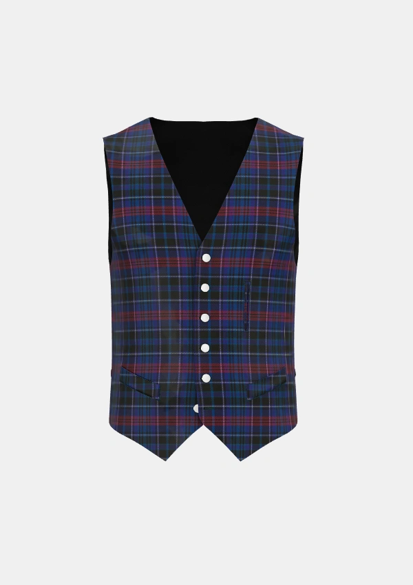 Hopkins Tartan Waistcoat Front Hopkins Tartan Waistcoat Front