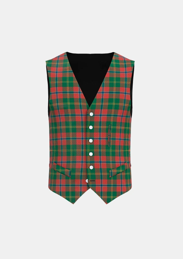 Hutcheson Tartan Waistcoat Front Hutcheson Tartan Waistcoat Front