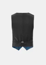 International Weavers Tartan Waistcoat Back