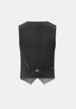 Islander Dress Tartan Waistcoat Back