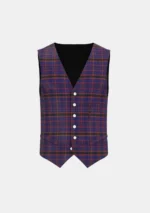 James of Wales Tartan Waistcoat Front