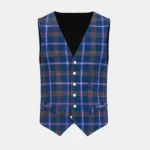 Jewish Tartan Waistcoat Front