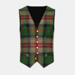 Johnson J.M. Tartan Waistcoat Front