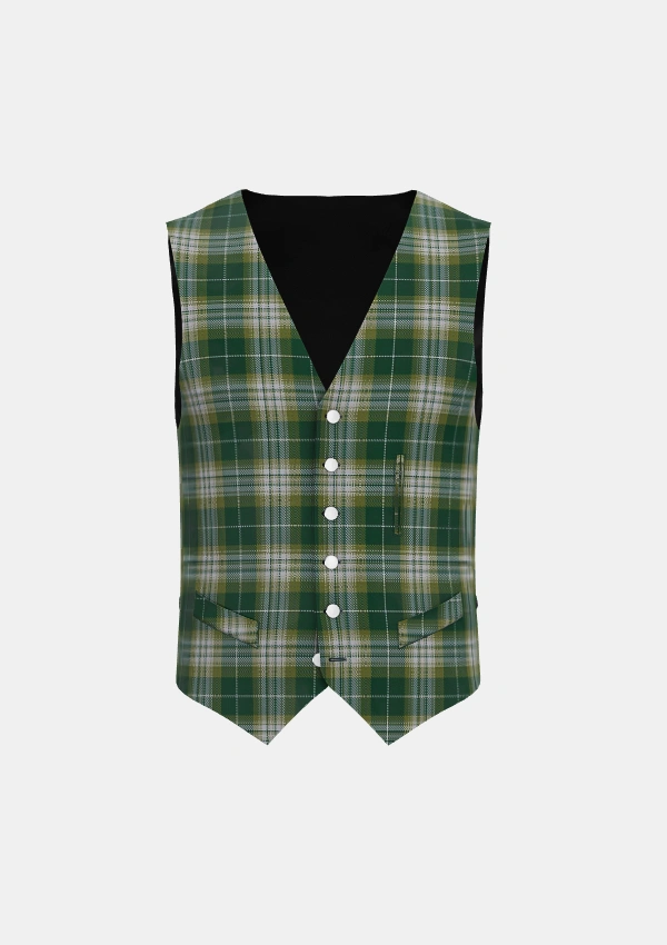 Kelso Tartan Waistcoat Front Kelso Tartan Waistcoat Front