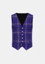 Kilmarnock Football Club Tartan Waistcoat Front