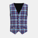 Kilpatrick School Tartan Waistcoat Front