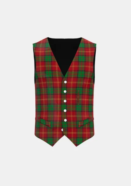 Kirk Tartan Waistcoat Front