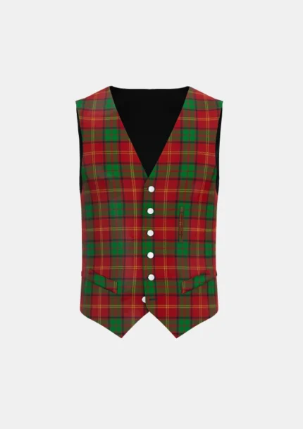 Kirk Tartan Waistcoat Front