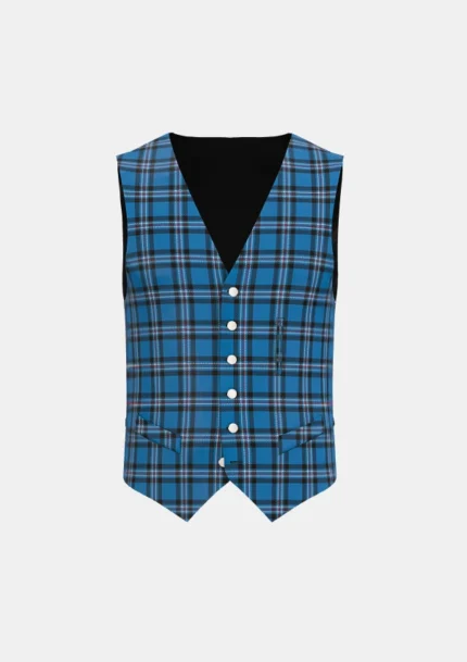 Laidlaw Highland Drovers Tartan Waistcoat Front