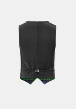 Lanarkshire Tartan Waistcoat Back