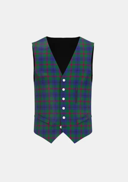 Laurie Tartan Waistcoat Front