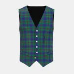 Lawrie Tartan Waistcoat Front