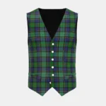 Leinster Tartan Waistcoat Front