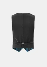 Lemania Tartan Waistcoat Back