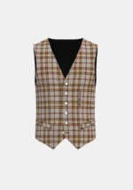 Lister Tartan Waistcoat Front