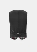 Little Dress Tartan Waistcoat Back
