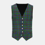 Liverpool Plains Tartan Waistcoat Front