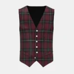 Llewellen of Wales Tartan Waistcoat Front