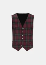 Llewellen of Wales Tartan Waistcoat Front