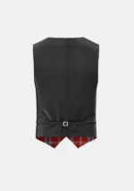 Lobster Fishery Tartan Waistcoat Back