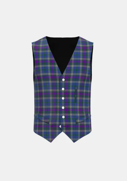 Loch Lomond Tartan Waistcoat Front
