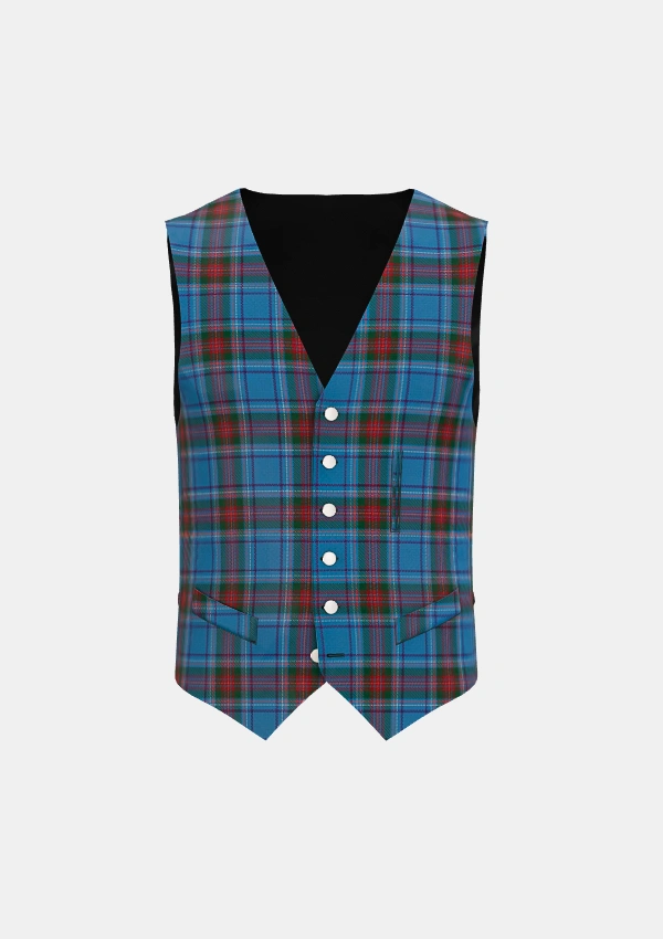 Louth County Tartan Waistcoat Front Louth County Tartan Waistcoat Front