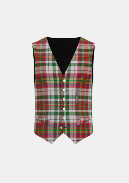 MacAlister Dress Tartan Waistcoat Front