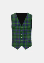 MacBride Tartan Waistcoat Front