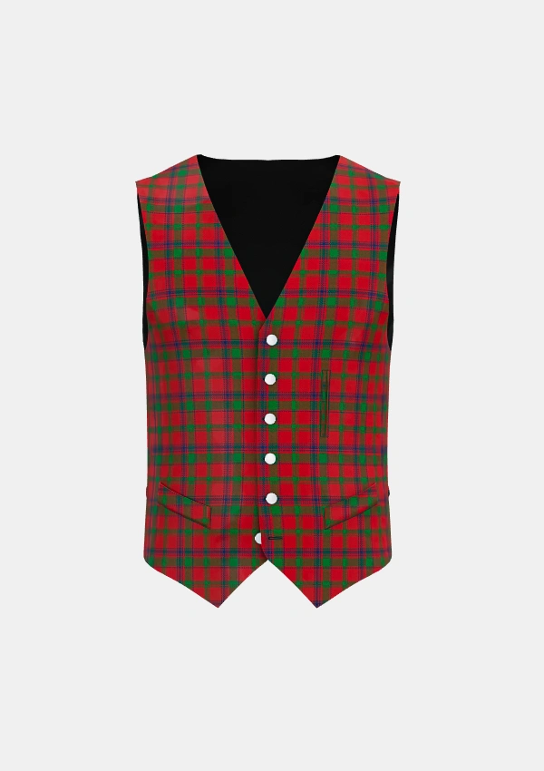 MacColl Tartan Waistcoat Front MacColl Tartan Waistcoat Front