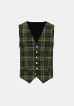 MacDiarmid Tartan Waistcoat Front