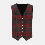MacDonald of Glencoe Tartan Waistcoat Front