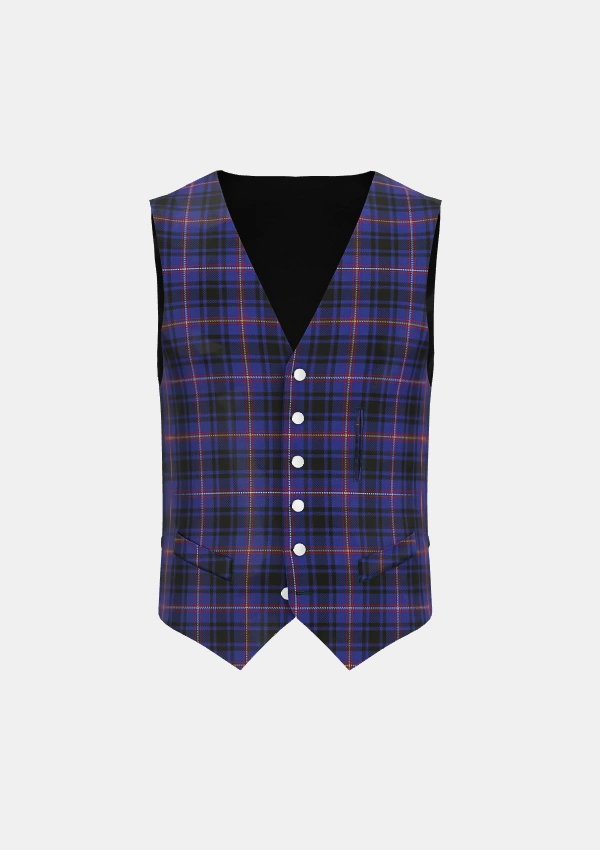 MacIver of Strome Tartan Waistcoat Front MacIver of Strome Tartan Waistcoat Front