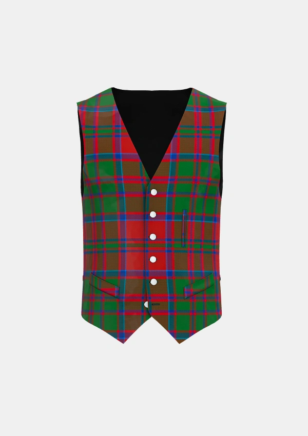 MacKillop Tartan Waistcoat Front MacKillop Tartan Waistcoat Front