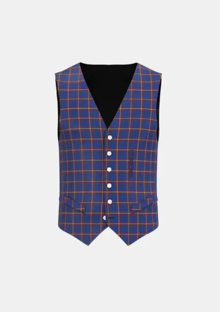 MacLaine of Lochbuie Tartan Waistcoat Front