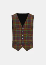 MacMaster Tartan Waistcoat Front