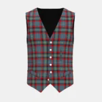 MacNamara Tartan Waistcoat Front